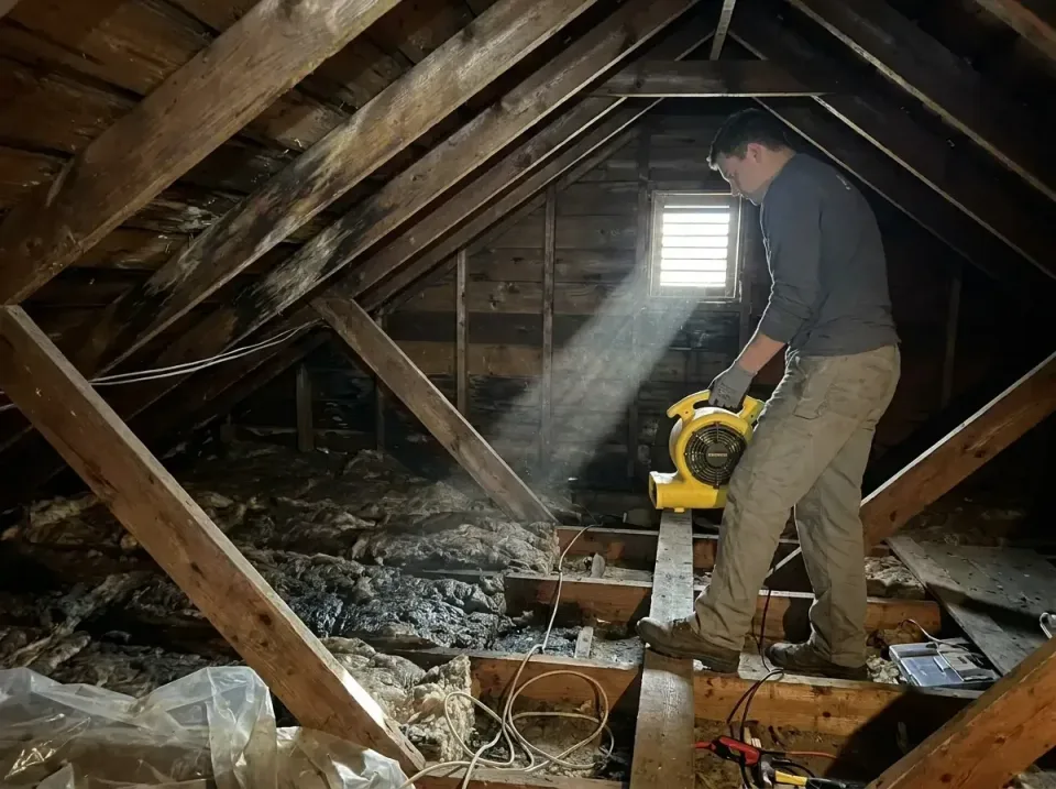 attic-water-damage-drying-proc-007 — frequently asked questions, Emergency Water Extraction & 24/7 Flood Response in Jeffers…
